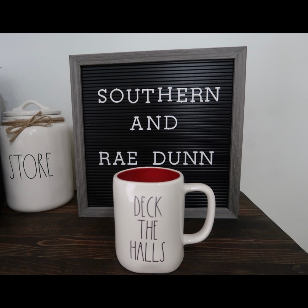 Rae Dunn Deck The Halls mug